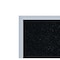 Ghent Recycled Bulletin Board, Satin Aluminum Frame, 4ft H x 7ft  4in W, Black ATR47-BK - alternate 3